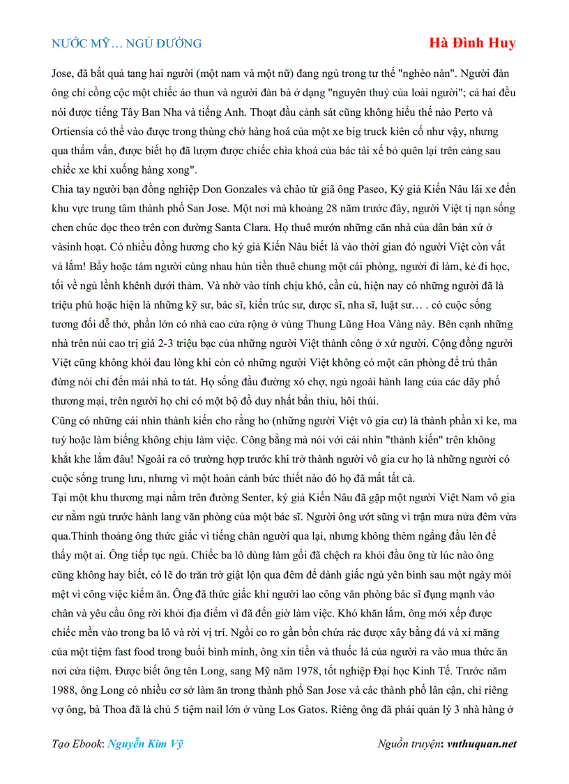 image for page Ebook NƯỚC MỸ NGỦ ĐƯỜNG Hà Đình Huy