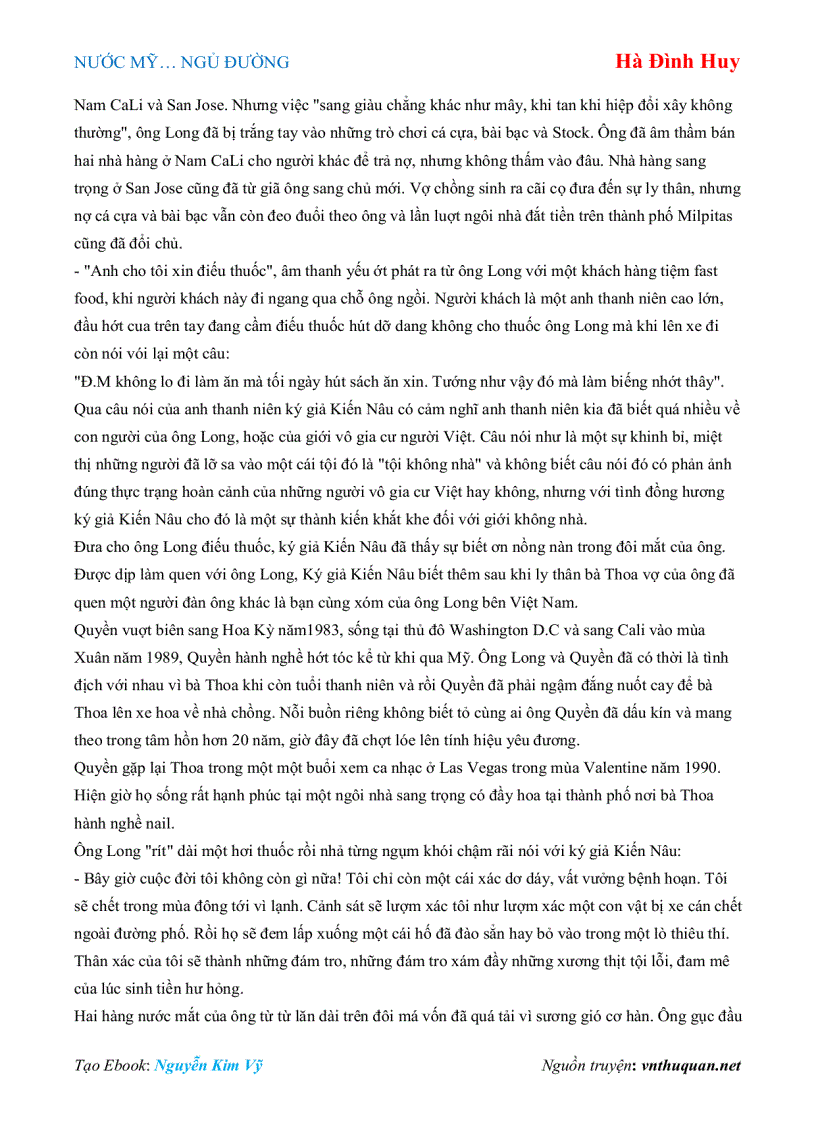 image for page Ebook NƯỚC MỸ NGỦ ĐƯỜNG Hà Đình Huy