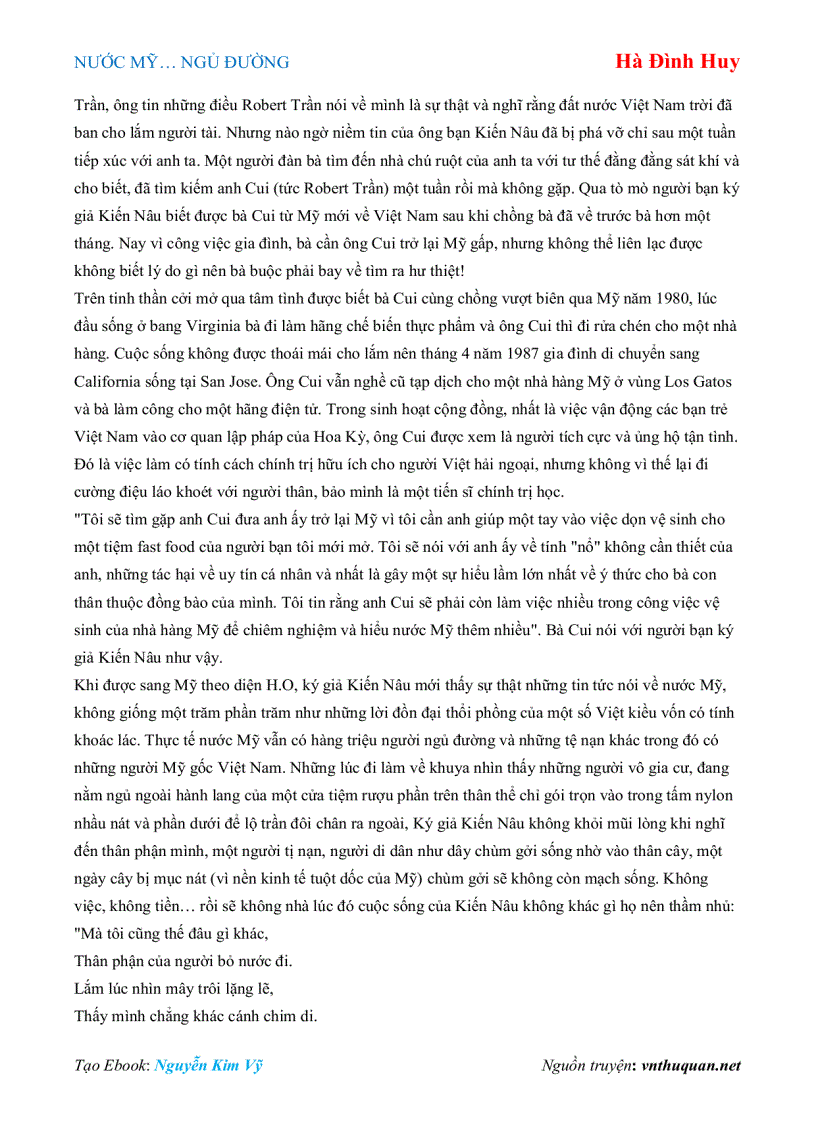 image for page Ebook NƯỚC MỸ NGỦ ĐƯỜNG Hà Đình Huy