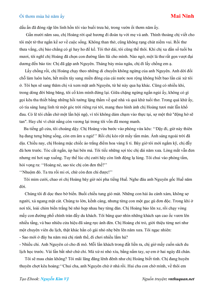 image for page Ebook Ổi thơm mùa hè năm ấy Mai Ninh