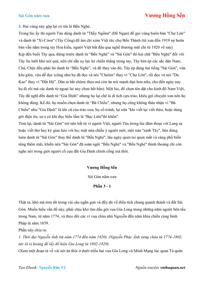 image for page Ebook Sài Gòn năm xưa Vương Hồng Sển