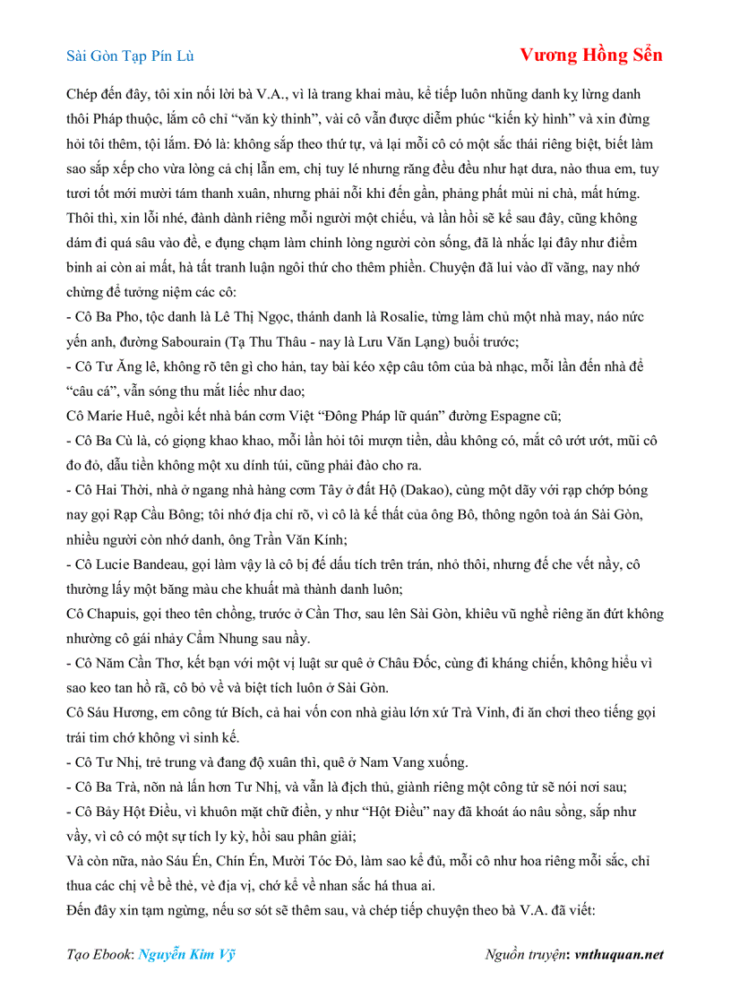 image for page Ebook Sài Gòn Tạp Pín Lù Vương Hồng Sển
