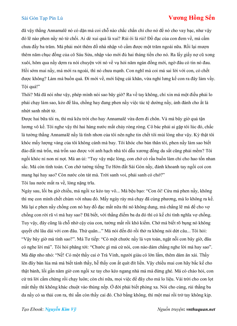 image for page Ebook Sài Gòn Tạp Pín Lù Vương Hồng Sển