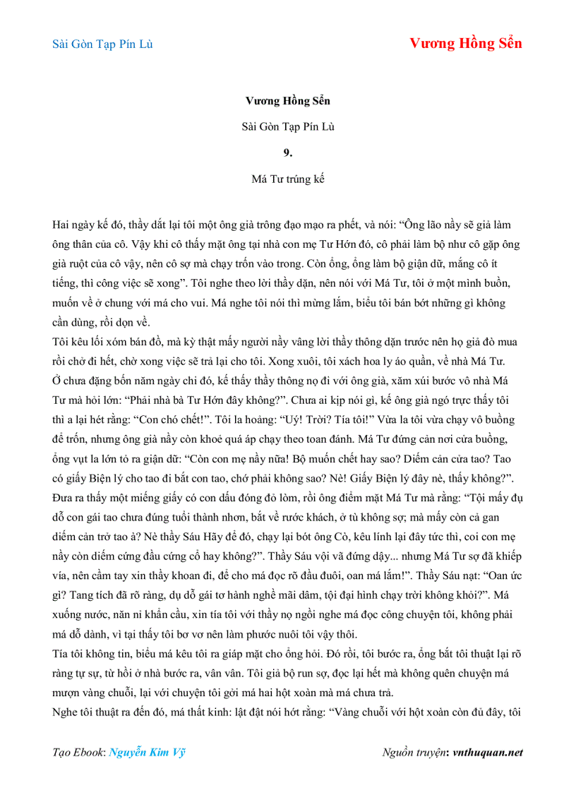 image for page Ebook Sài Gòn Tạp Pín Lù Vương Hồng Sển