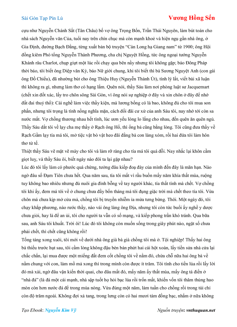 image for page Ebook Sài Gòn Tạp Pín Lù Vương Hồng Sển