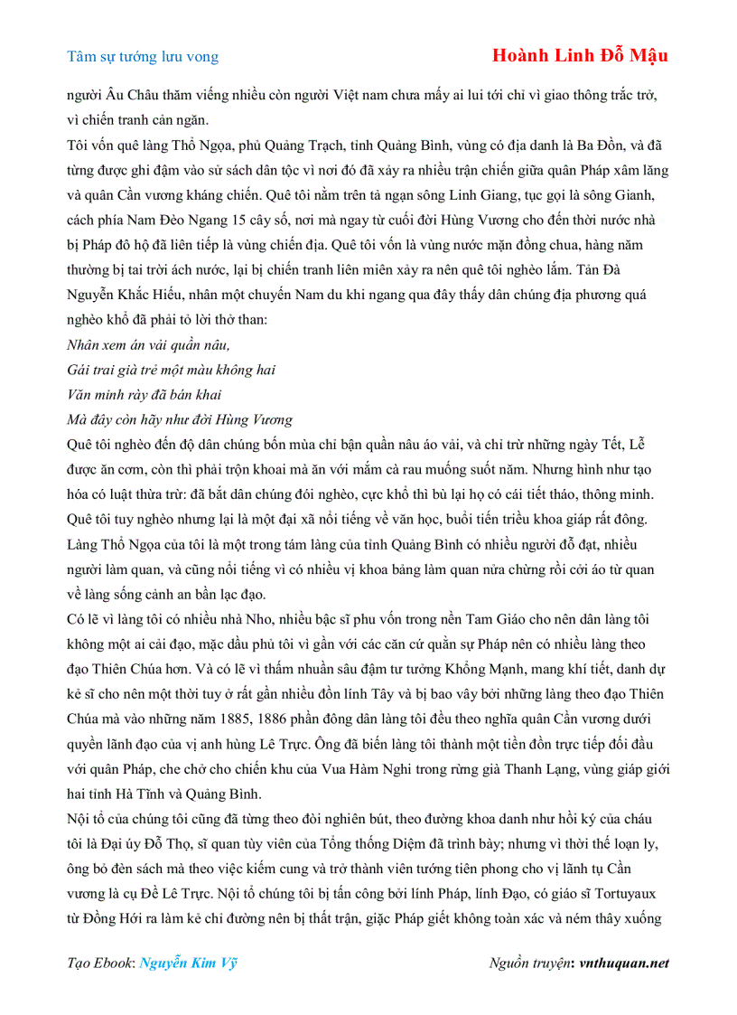 image for page Ebook Tâm sự tướng lưu vong Hoành Linh Đỗ Mậu
