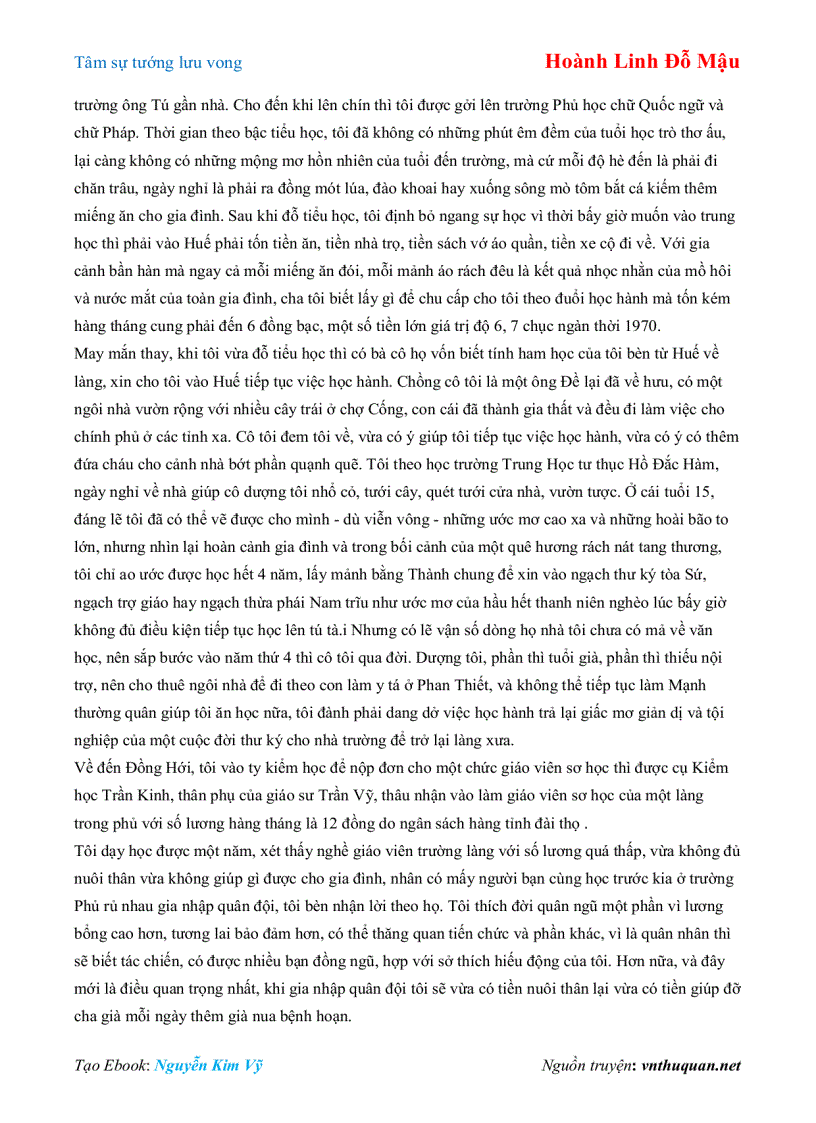 image for page Ebook Tâm sự tướng lưu vong Hoành Linh Đỗ Mậu