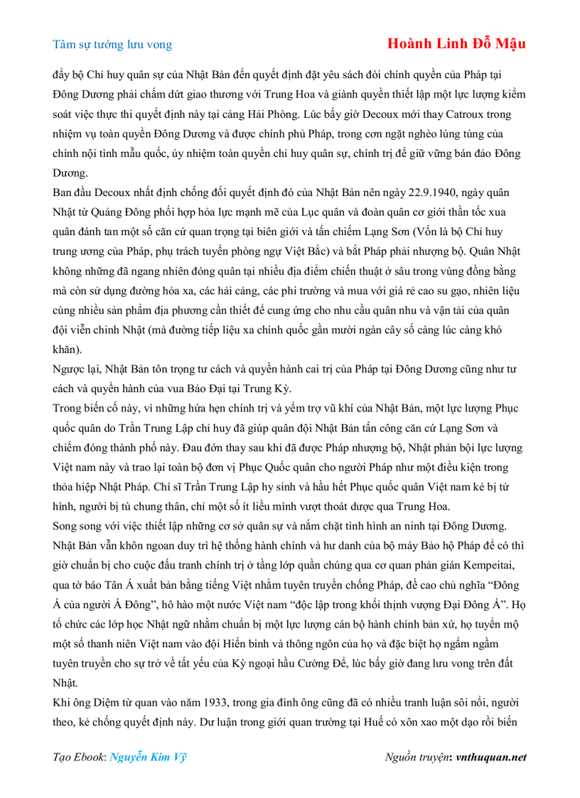 image for page Ebook Tâm sự tướng lưu vong Hoành Linh Đỗ Mậu