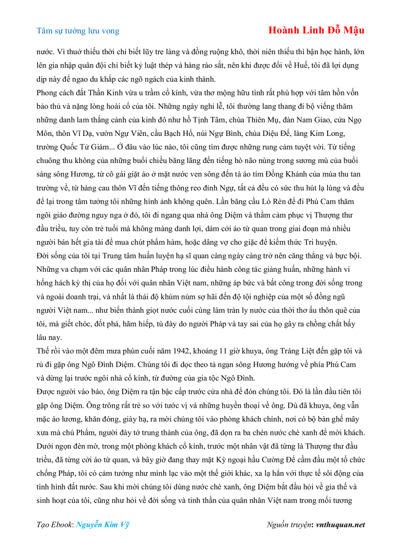 image for page Ebook Tâm sự tướng lưu vong Hoành Linh Đỗ Mậu