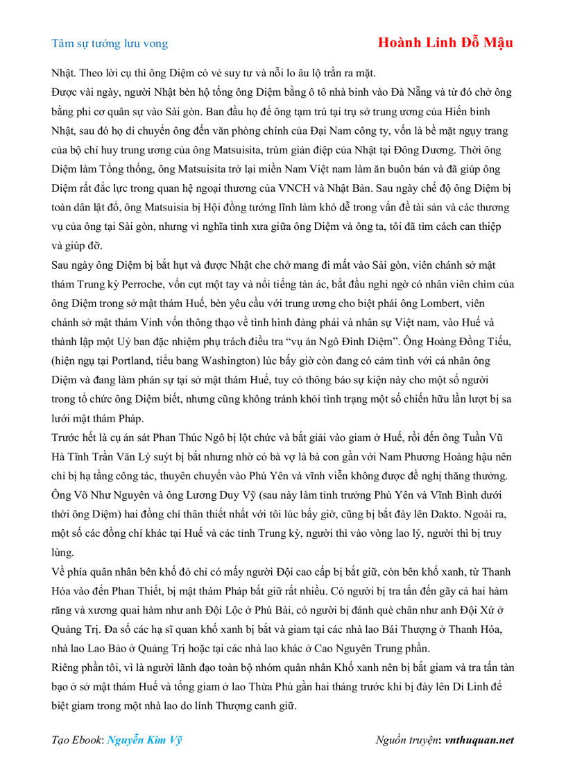 image for page Ebook Tâm sự tướng lưu vong Hoành Linh Đỗ Mậu