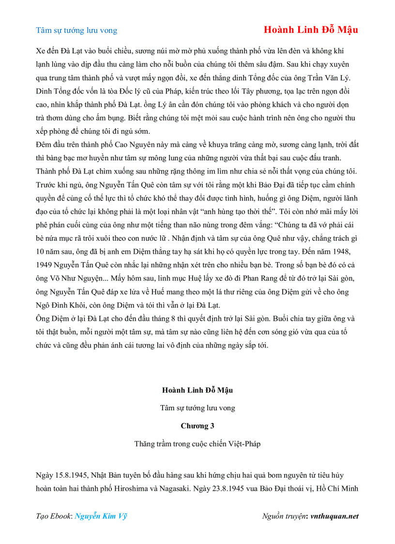 image for page Ebook Tâm sự tướng lưu vong Hoành Linh Đỗ Mậu