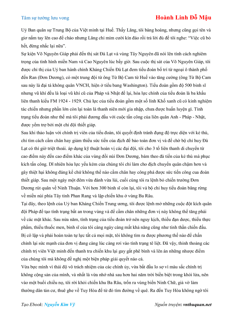 image for page Ebook Tâm sự tướng lưu vong Hoành Linh Đỗ Mậu