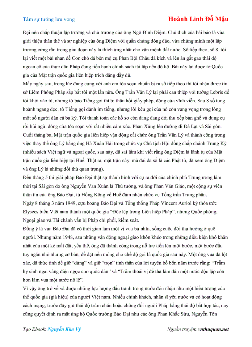 image for page Ebook Tâm sự tướng lưu vong Hoành Linh Đỗ Mậu