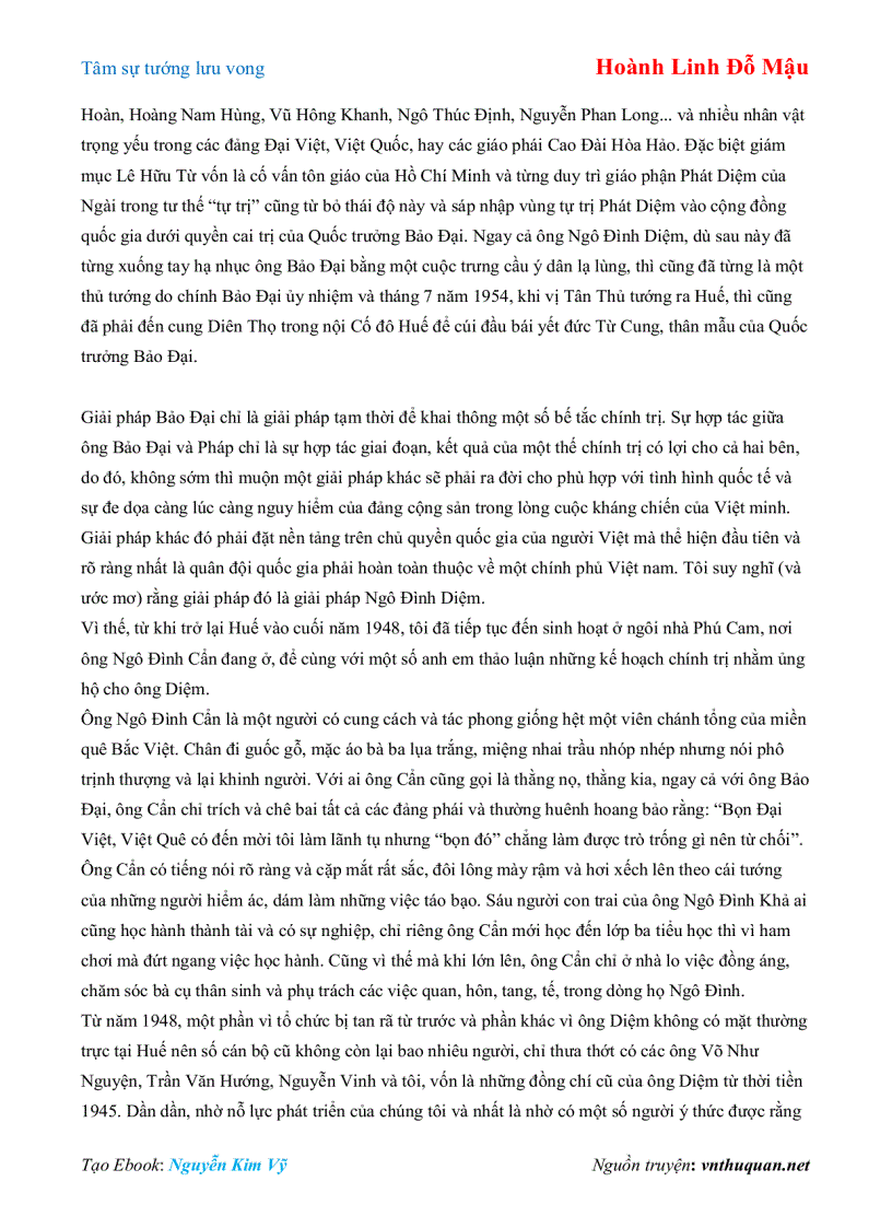 image for page Ebook Tâm sự tướng lưu vong Hoành Linh Đỗ Mậu