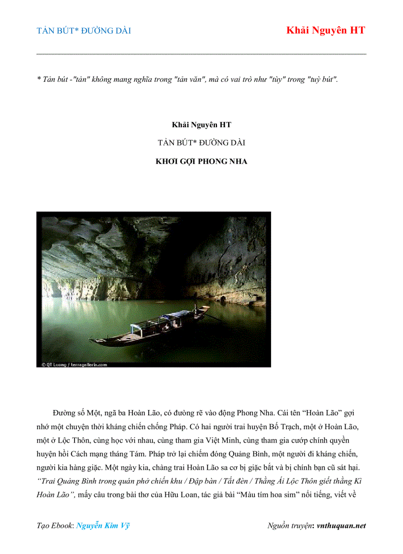 image for page Ebook TẢN BÚT ĐƯỜNG DÀI Khải Nguyên HT