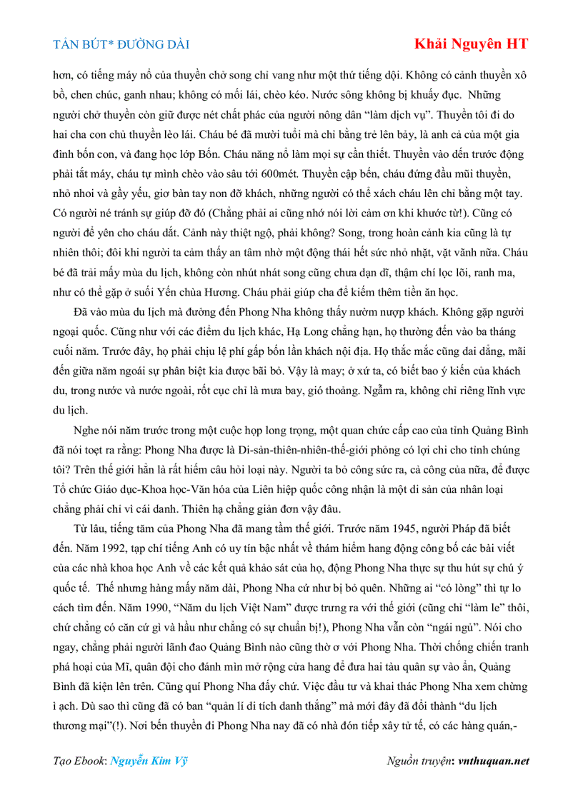 image for page Ebook TẢN BÚT ĐƯỜNG DÀI Khải Nguyên HT