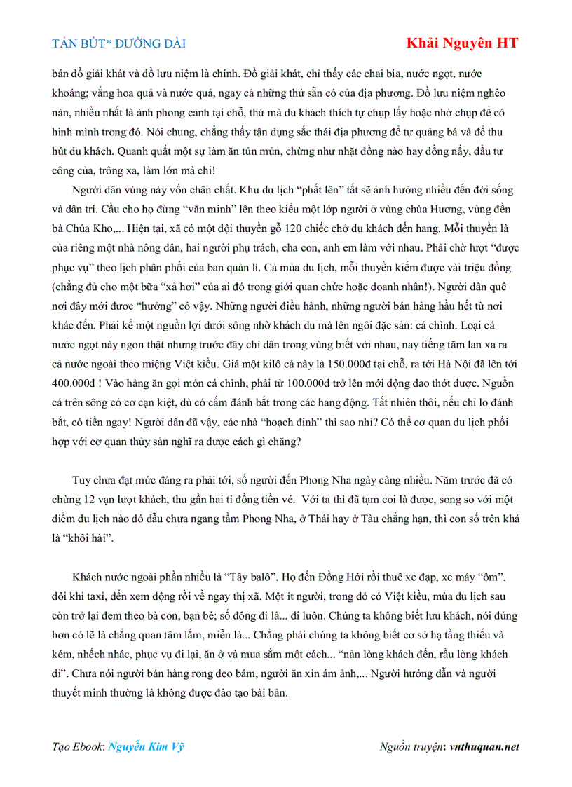 image for page Ebook TẢN BÚT ĐƯỜNG DÀI Khải Nguyên HT