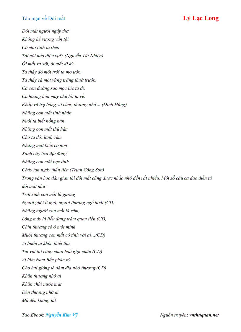 image for page Ebook Tản mạn về Đôi mắt Lý Lạc Long