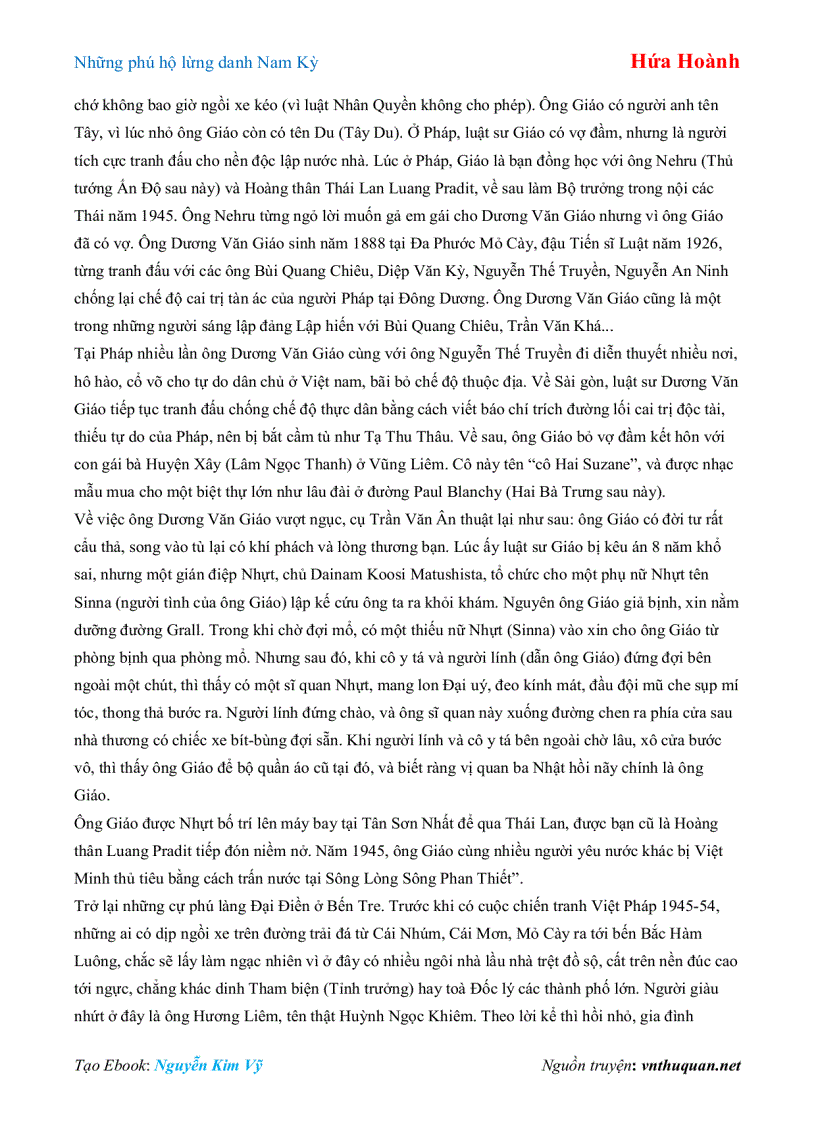 image for page Ebook Những phú hộ lừng danh Nam Kỳ Hứa Hoành