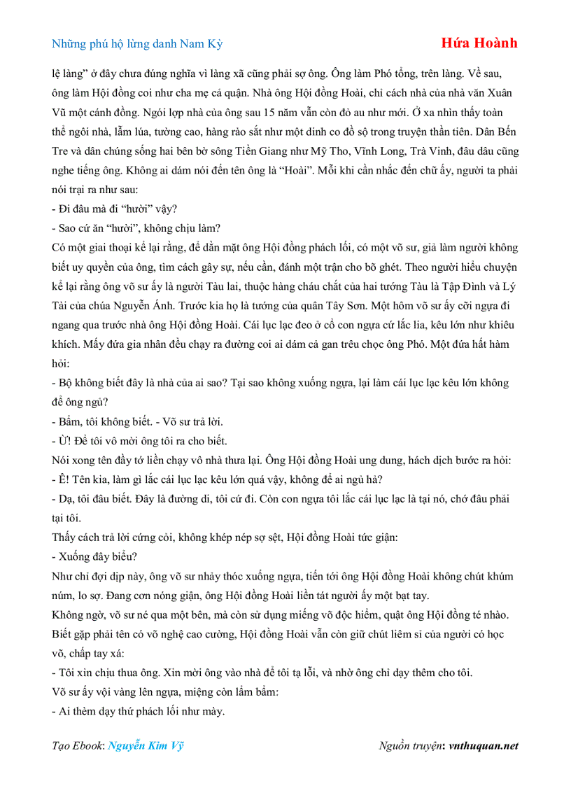 image for page Ebook Những phú hộ lừng danh Nam Kỳ Hứa Hoành