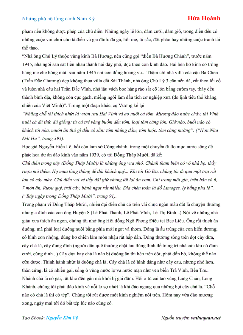 image for page Ebook Những phú hộ lừng danh Nam Kỳ Hứa Hoành