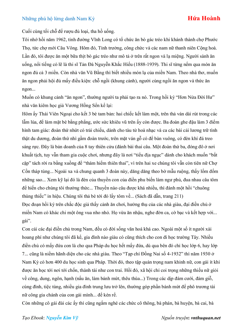 image for page Ebook Những phú hộ lừng danh Nam Kỳ Hứa Hoành