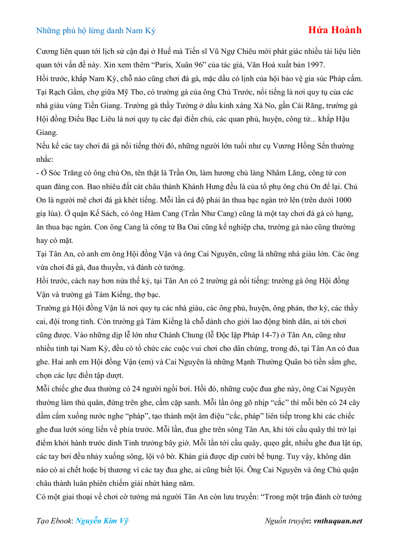 image for page Ebook Những phú hộ lừng danh Nam Kỳ Hứa Hoành