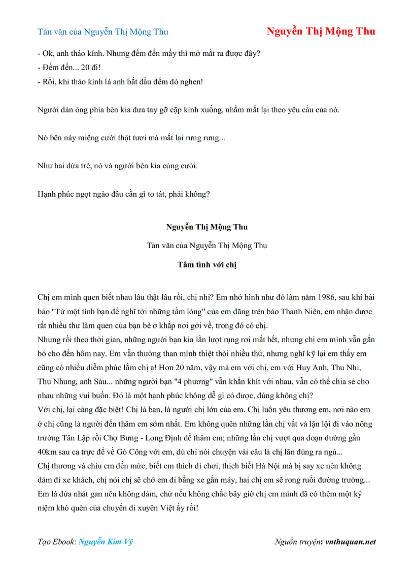 image for page Ebook Tản văn của Nguyễn Thị Mộng Thu Nguyễn Thị Mộng Thu