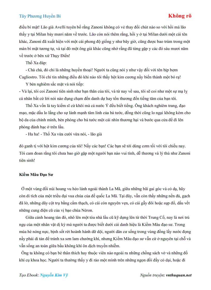 image for page Ebook Tây Phương Huyền Bí Không rõ