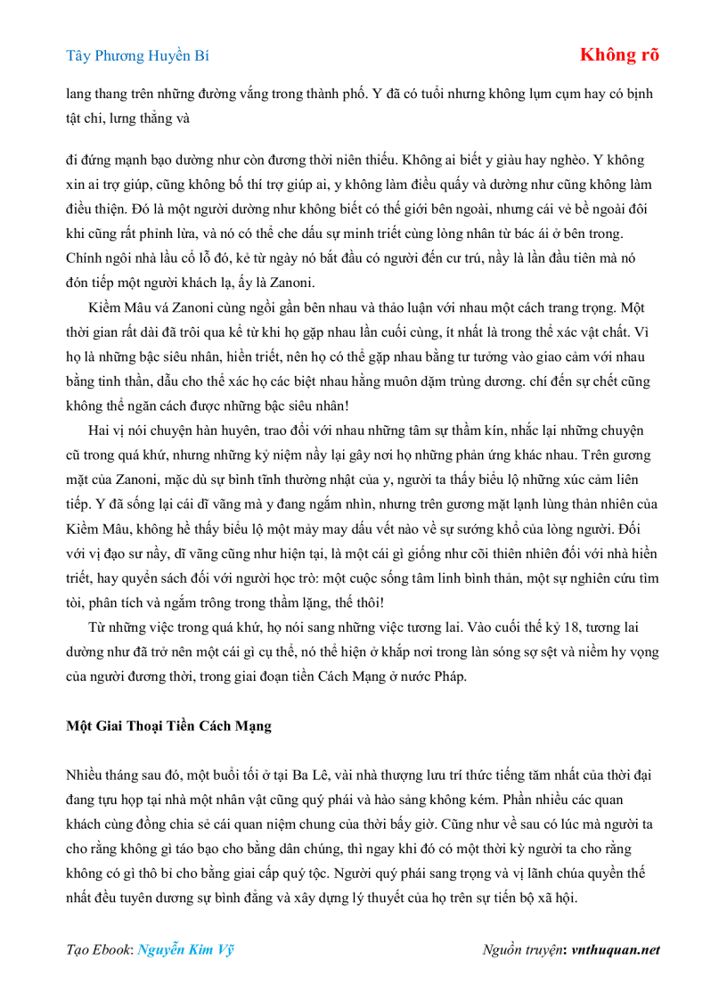 image for page Ebook Tây Phương Huyền Bí Không rõ