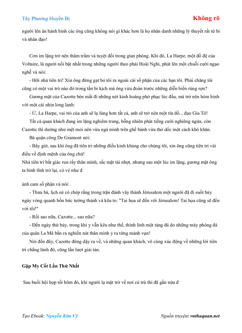 image for page Ebook Tây Phương Huyền Bí Không rõ