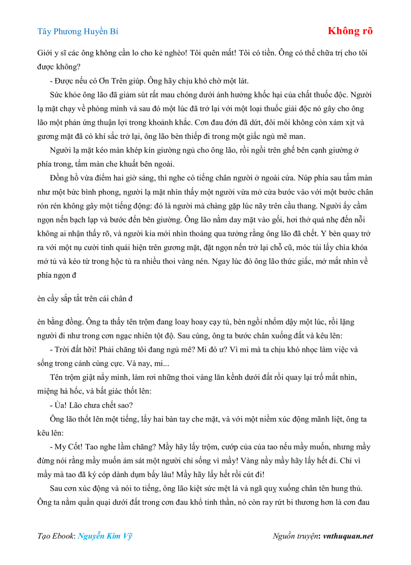 image for page Ebook Tây Phương Huyền Bí Không rõ