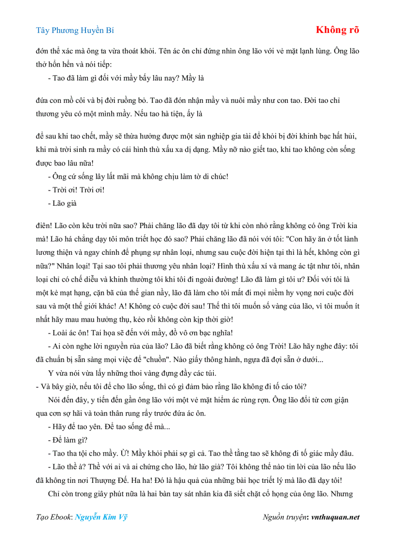 image for page Ebook Tây Phương Huyền Bí Không rõ