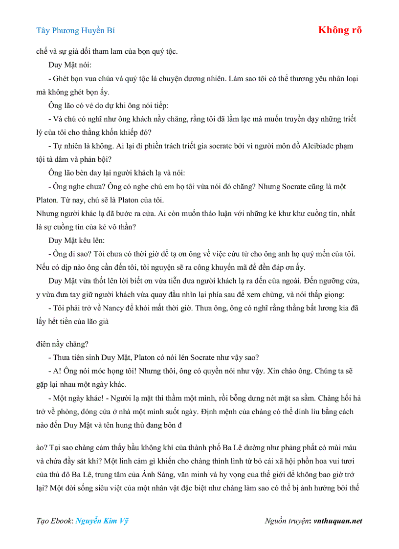 image for page Ebook Tây Phương Huyền Bí Không rõ