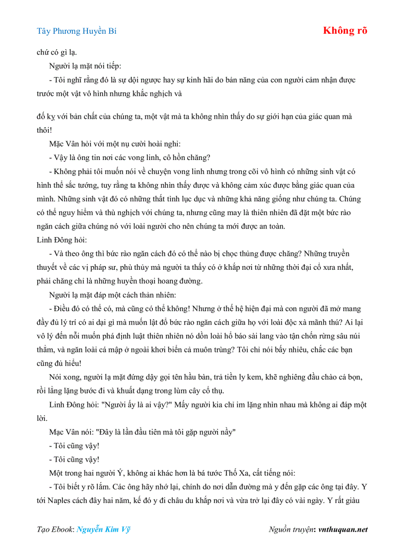 image for page Ebook Tây Phương Huyền Bí Không rõ