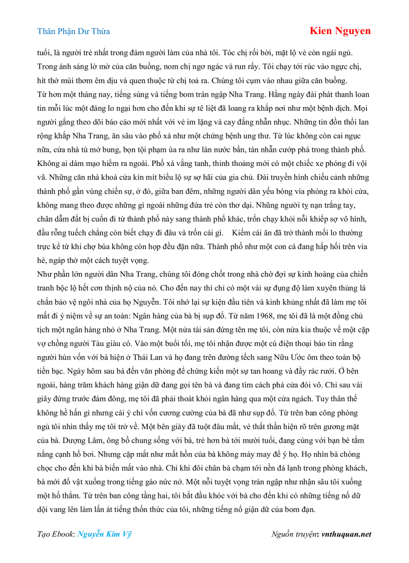 image for page Ebook Thân Phận Dư Thừa