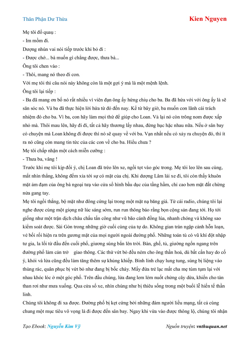 image for page Ebook Thân Phận Dư Thừa