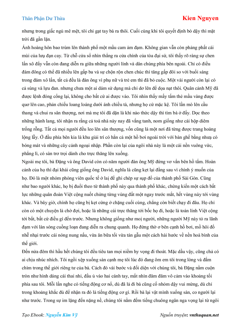 image for page Ebook Thân Phận Dư Thừa