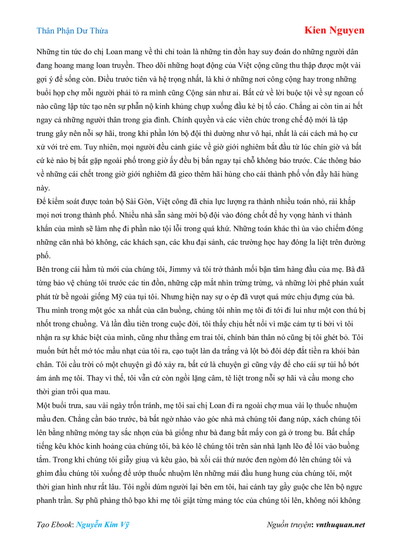 image for page Ebook Thân Phận Dư Thừa