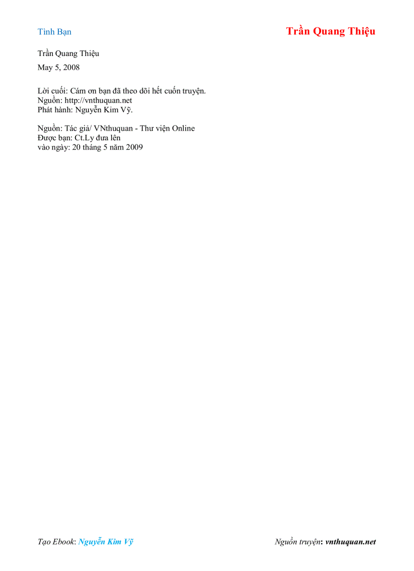 image for page Ebook Tình Bạn Trần Quang Thiệu