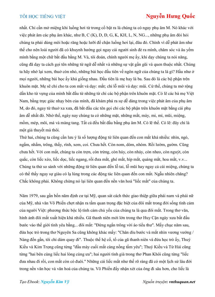 image for page Ebook TÔI HỌC TIẾNG VIỆT Nguyễn Hưng Quốc