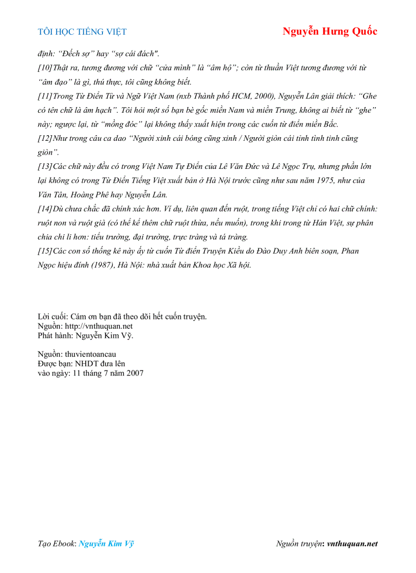 image for page Ebook TÔI HỌC TIẾNG VIỆT Nguyễn Hưng Quốc