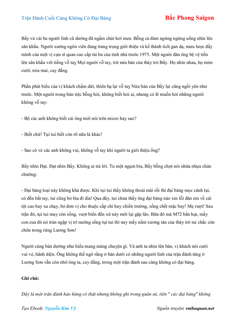 image for page Ebook Trận Đánh Cuối Cùng Không Có Đại Bàng Bắc Phong Saigon