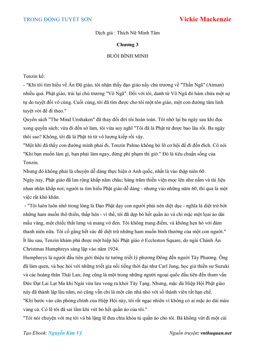 image for page Ebook TRONG ĐỘNG TUYẾT SƠN Vickie Mackenzie