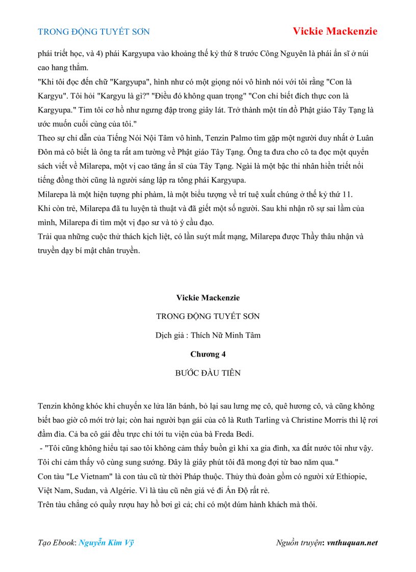 image for page Ebook TRONG ĐỘNG TUYẾT SƠN Vickie Mackenzie