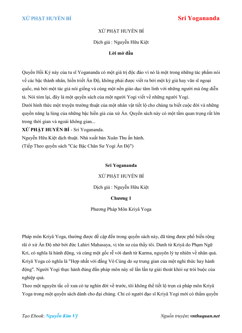 image for page Ebook XỨ PHẬT HUYỀN BÍ Sri Yogananda