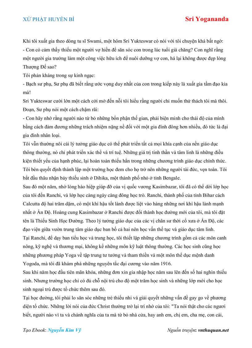 image for page Ebook XỨ PHẬT HUYỀN BÍ Sri Yogananda