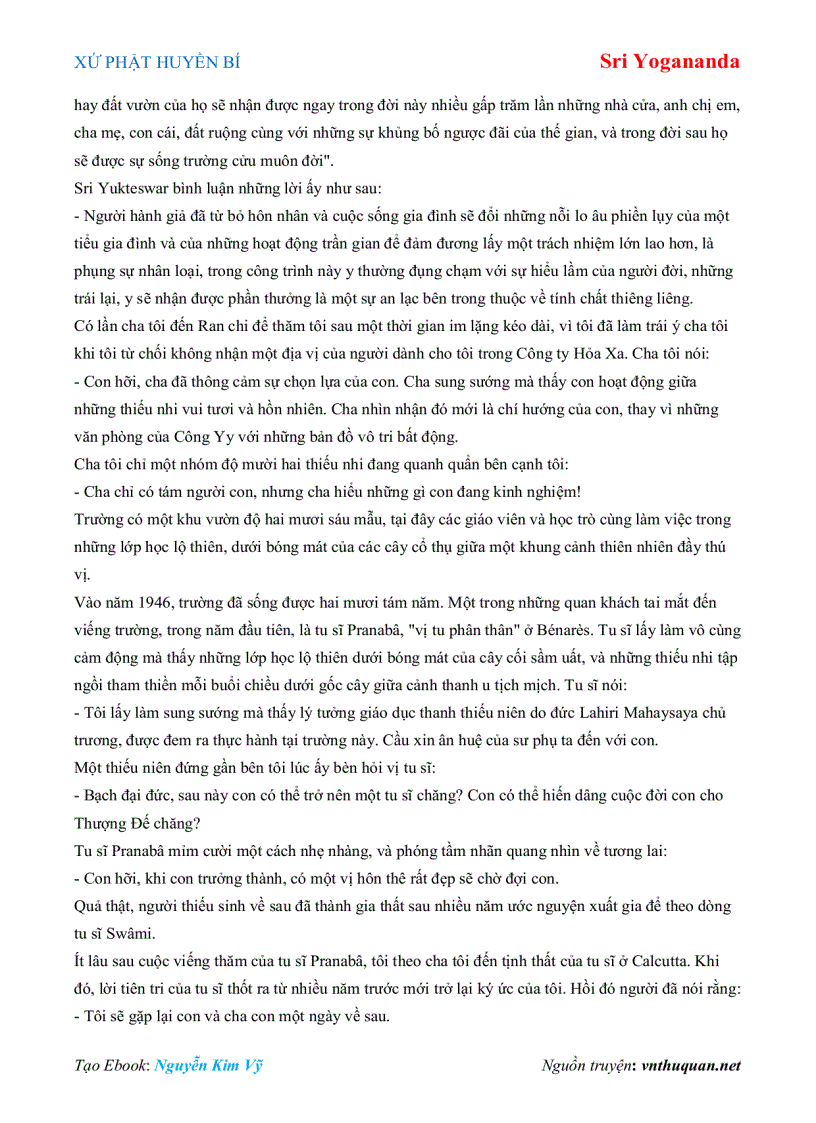 image for page Ebook XỨ PHẬT HUYỀN BÍ Sri Yogananda