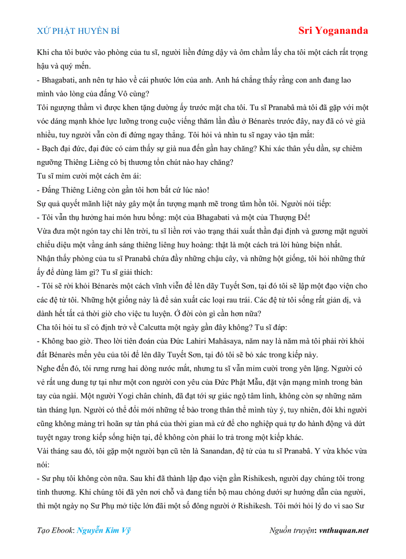 image for page Ebook XỨ PHẬT HUYỀN BÍ Sri Yogananda