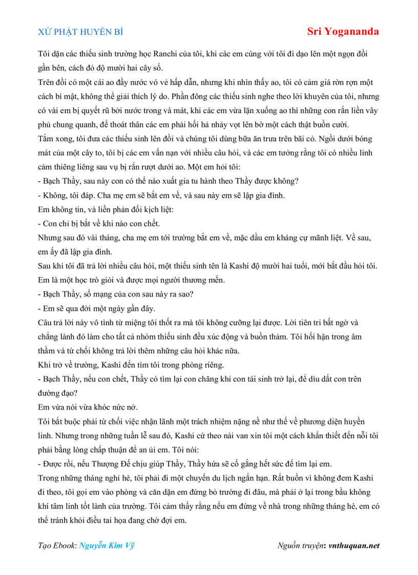 image for page Ebook XỨ PHẬT HUYỀN BÍ Sri Yogananda